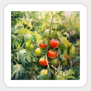 Cherry Tomatoes in the Garden Sticker